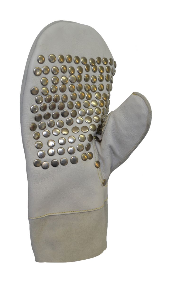 Studded Leather Plumbers Glove - Right Hand - view 2