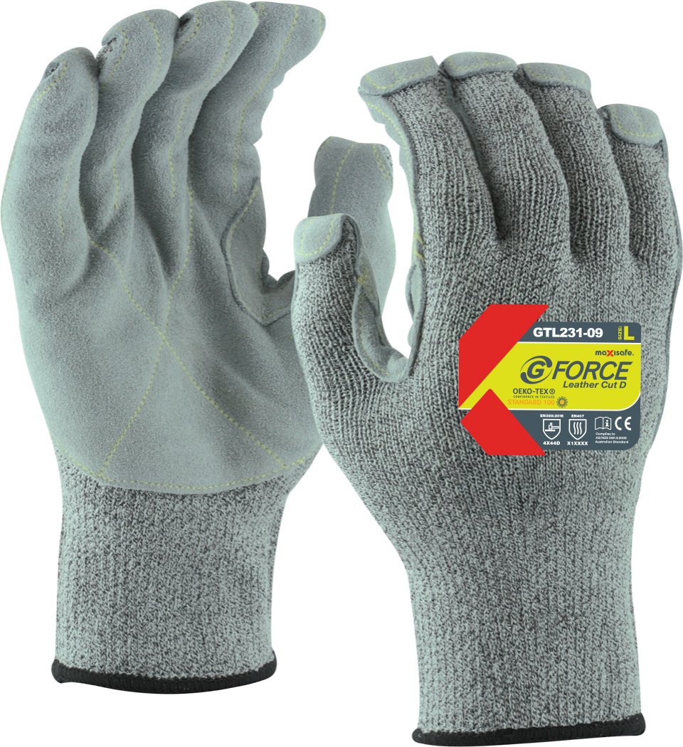 Leather Palm Cut Resistant D Glove - view 1