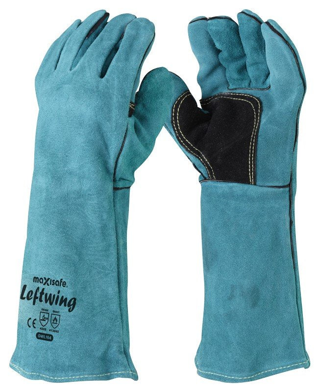 Green Left Welders Gauntlet - view 1