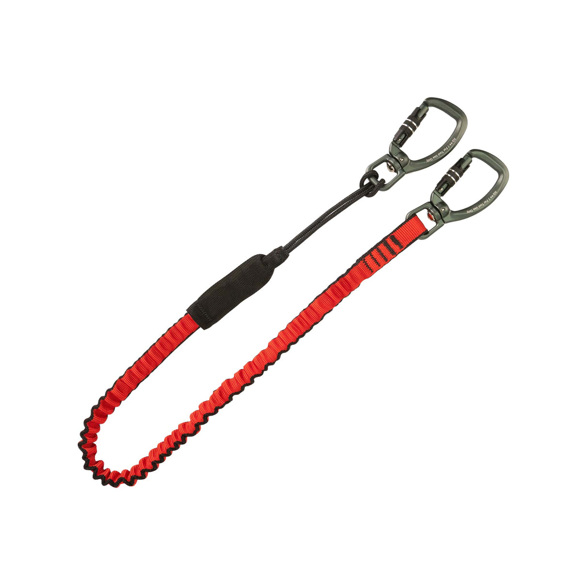 GRIPPS Bungee Tether Two Dual-Action Swivel Carabiners - 7.0kg