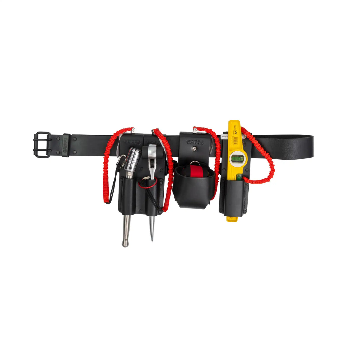 GRIPPS Scaffolders Kit - Leather 4 Tool Retractable