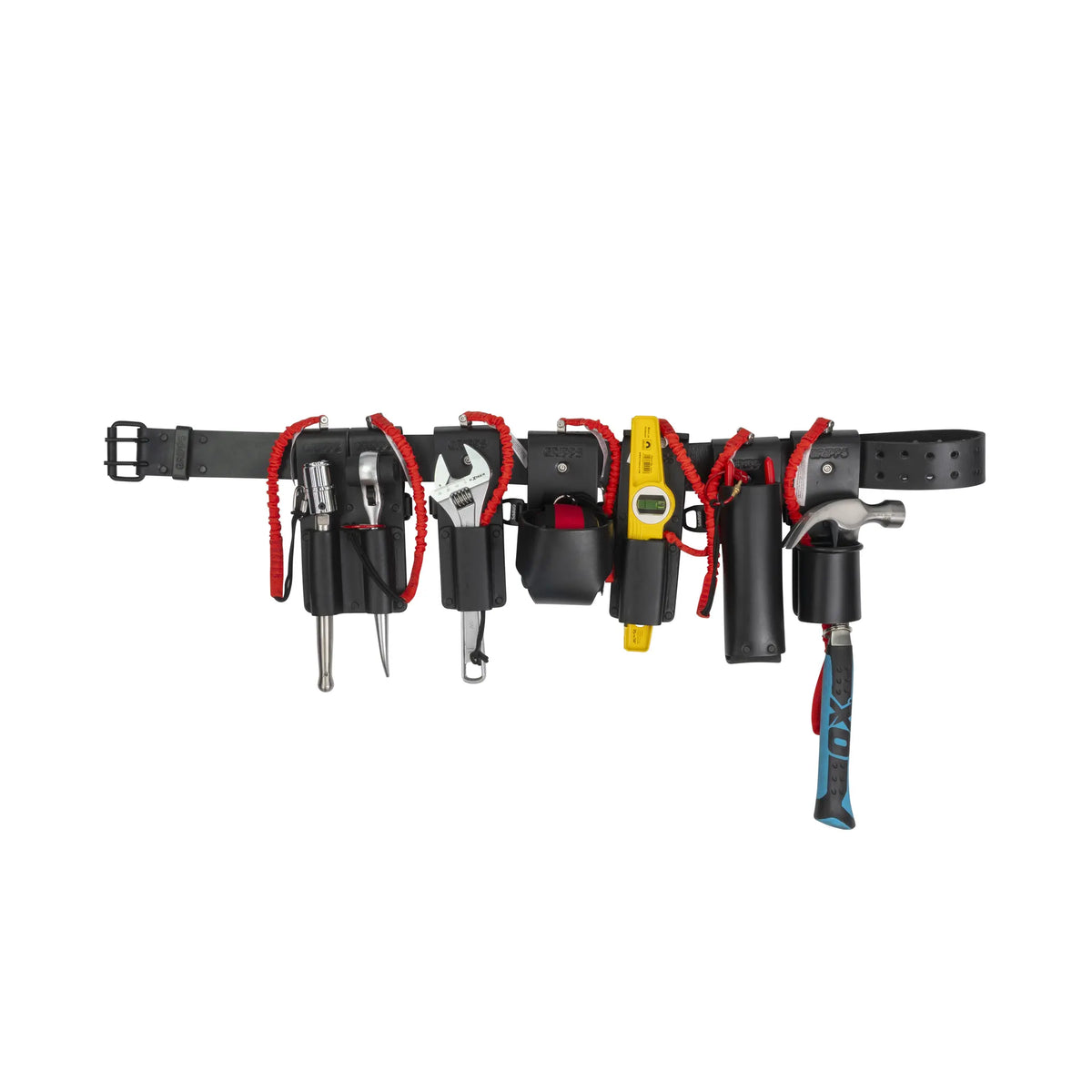 GRIPPS Scaffolders Kit - Leather 7 Tool Retractable