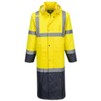 Hi-Vis Contrast Raincoat 122cm - view 1