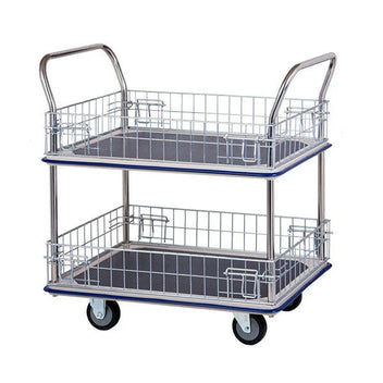 370kg Rated 2 Tier Platform Trolley | Warehouse & Logistics | Team Systems