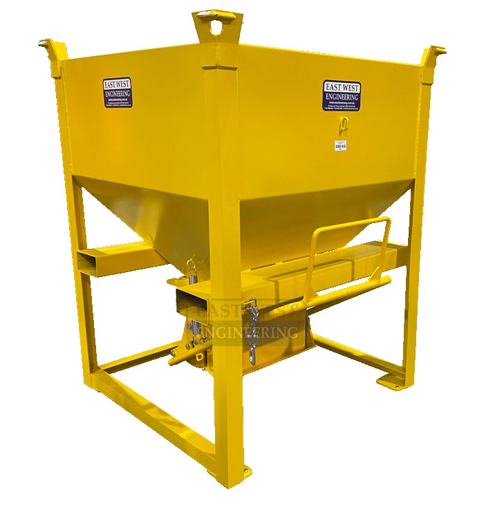 1.0 Cu.m Hopper Bin | Commercial Waste Collection | East West Engineering