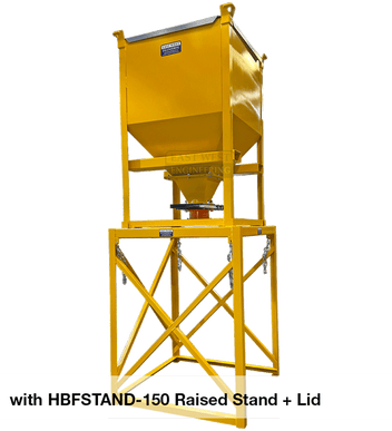 120.00 x 120.00 cm Hopper Bin | Bulk Material Storage | East West Engineering