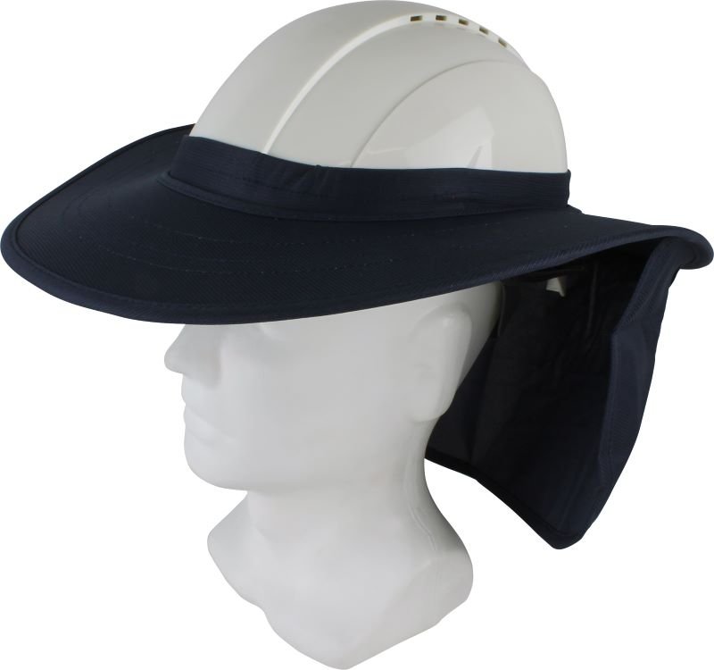 Hard Hat Brim with Neck Flap - view 1