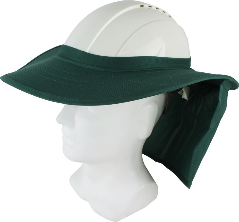 Hard Hat Brim with Neck Flap - view 3