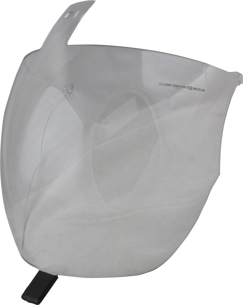 Grey IR Visor for Protective Headwear