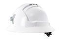 Full Brim Vented Hard Hat with Lamp Attachment
