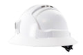 Full Brim Vented Hard Hat with Lamp Attachment