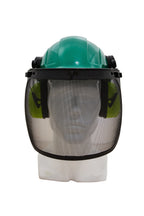 Forestry Kit - Green Helmet with Mesh Visor & Earmuff - view 2