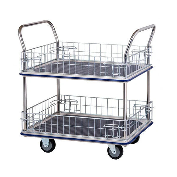 170kg Rated 2 Tier Platform Trolley | Warehouse & Workshop | Team Systems