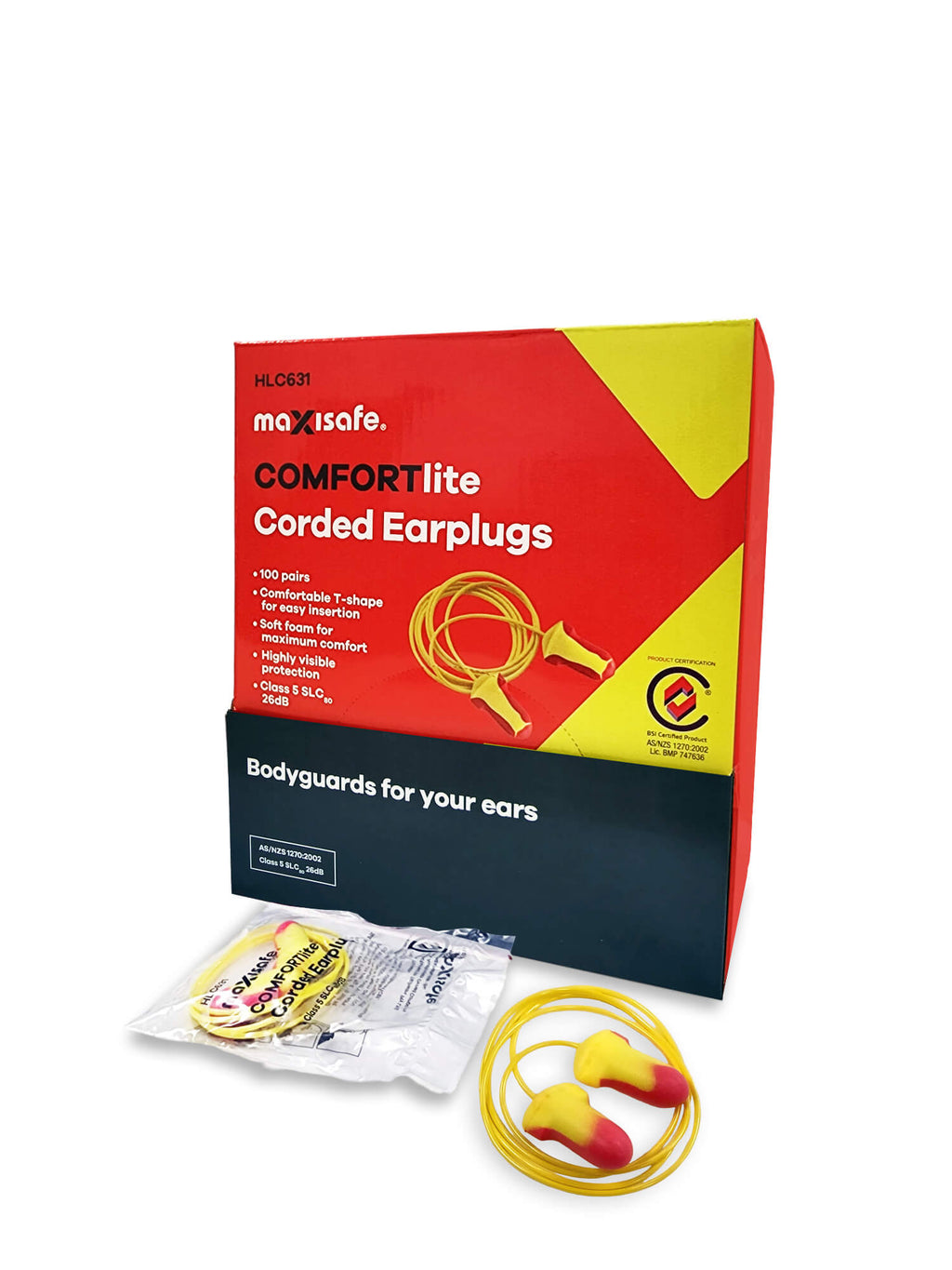 COMFORTlite T-Shaped Corded Earplugs - view 4