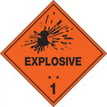 Explosive 1 Hazchem Labels | Chemical Storage | Uniform Safety Signs