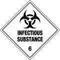 Infectious Substance 6 Hazchem Labels | Lab and Medical | Uniform Safety Signs