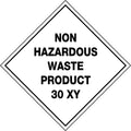 Poly Non Hazardous Waste Labels | Waste Management | Uniform Safety Signs