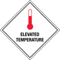 Magnetic Elevated Temperature Label | Chemical Storage | Uniform Safety Signs
