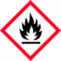 Flame Picto Hazchem Label | Chemical Storage | Uniform Safety Signs