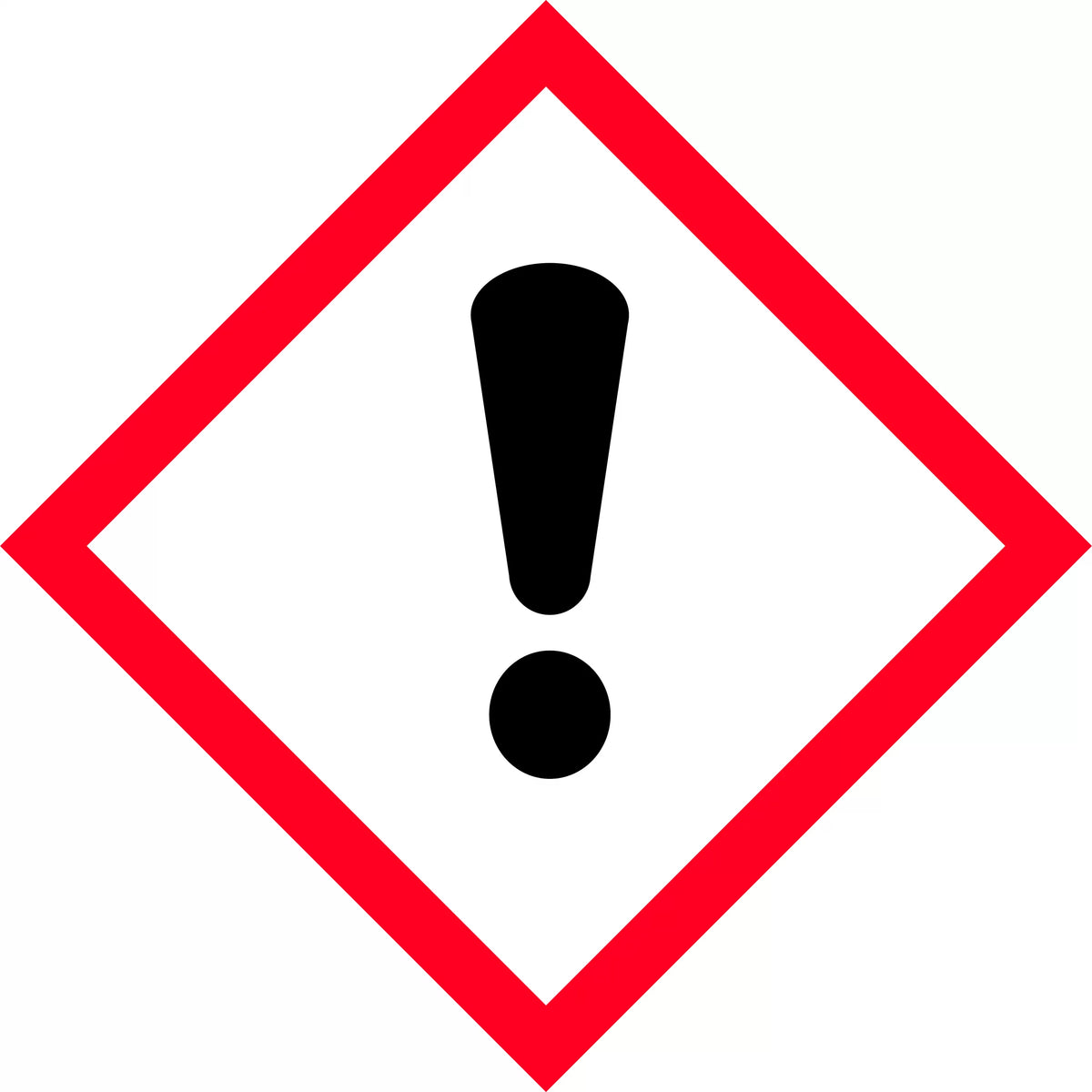 Exclamation Mark GHS Labels | Chemical Storage | Uniform Safety Signs