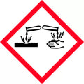 Metal Corrosive Picto Label | Chemical Storage | Uniform Safety Signs