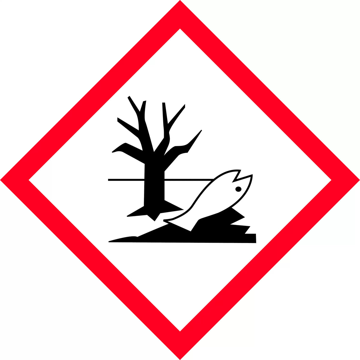 50x50mm Environmental Pictogram Labels | Chemical Storage | Uniform Safety Signs