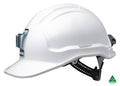 Non-Vented Hard Hat with Sliplock Harness and Metal Lamp Bracket - view 1