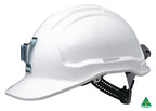 Non-Vented Hard Hat with Sliplock Harness and Metal Lamp Bracket - view 1