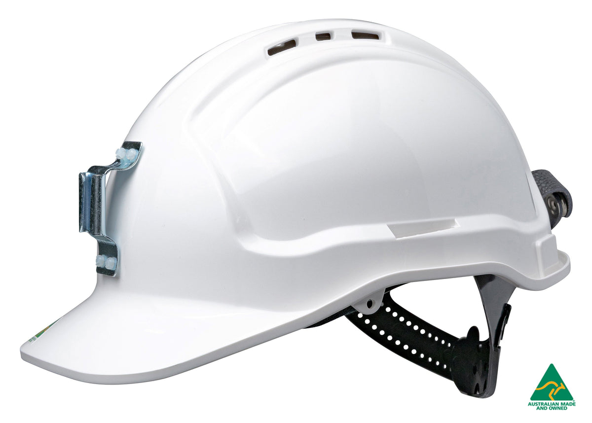 Vented Hard Hat with Sliplock Harness