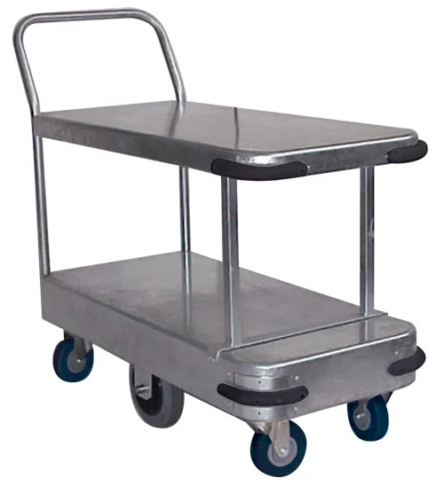 450kg Capacity Twin Deck Trolley | Commercial Warehousing | Team Systems, view 2