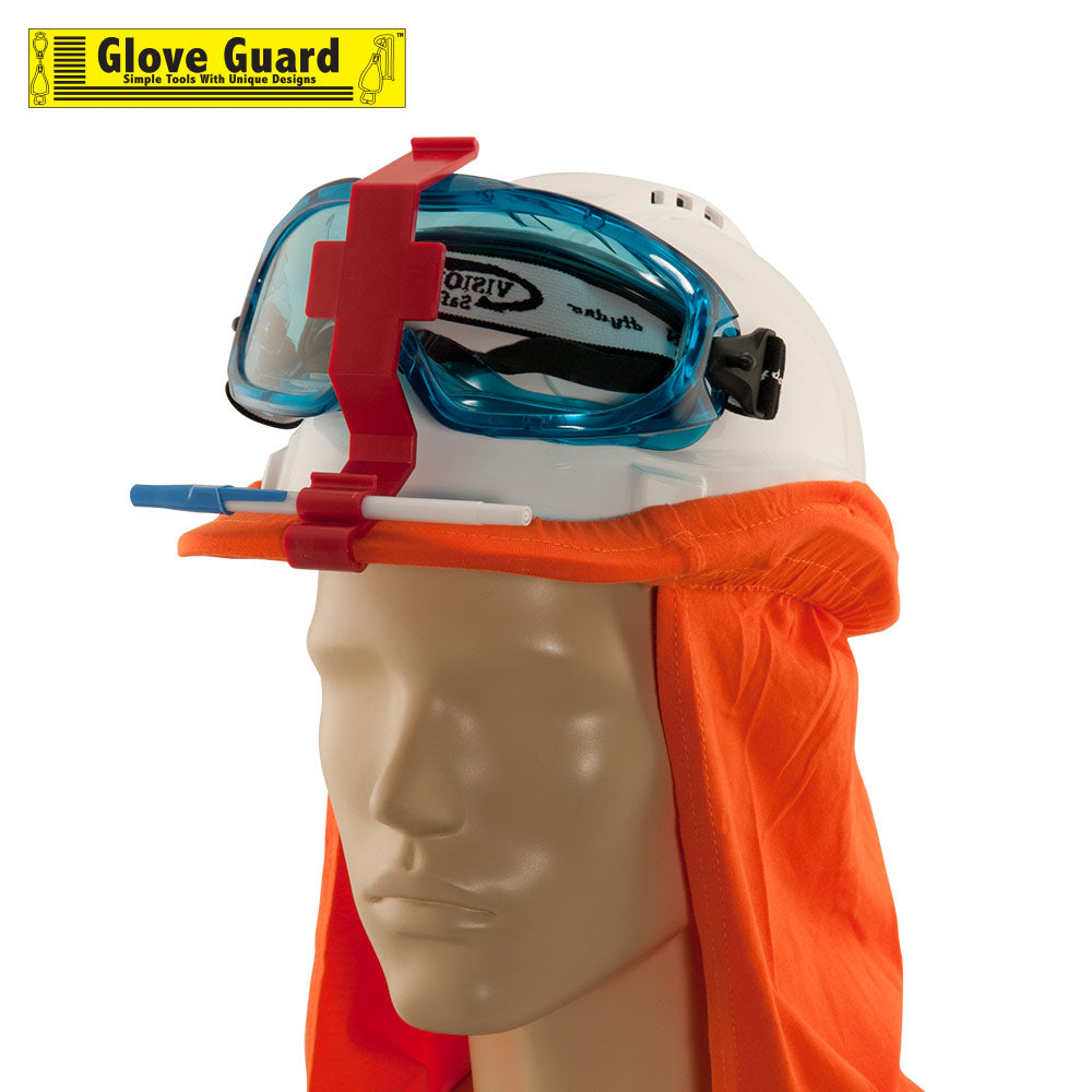 Hard Hat Goggle Guard Attachment | Vision Safe, view 2