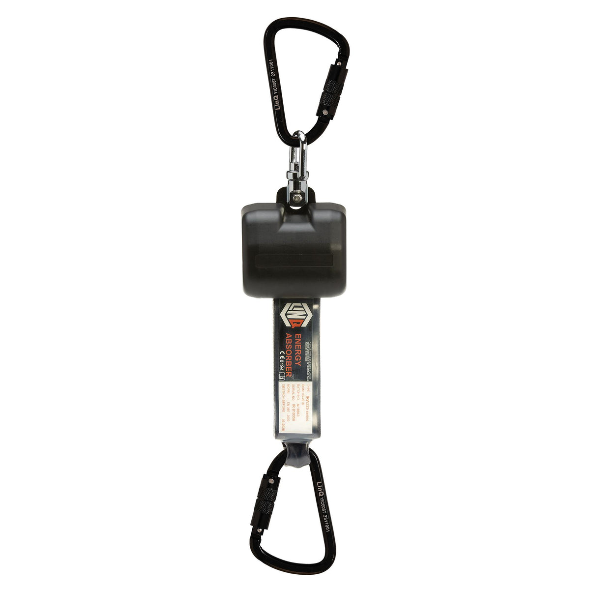 Self Retracting Lanyard with Karabiners