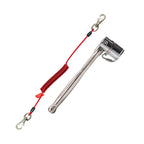 GRIPPS Stainless Steel Scaffold Key 1/2 (24mm) with Coil Tether Single-Action