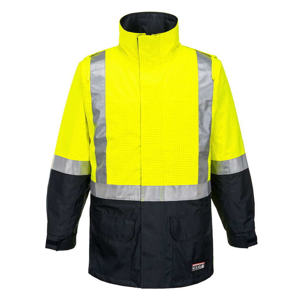 Huski Amp Hi-Vis Contrast Rain Jacket - view 1