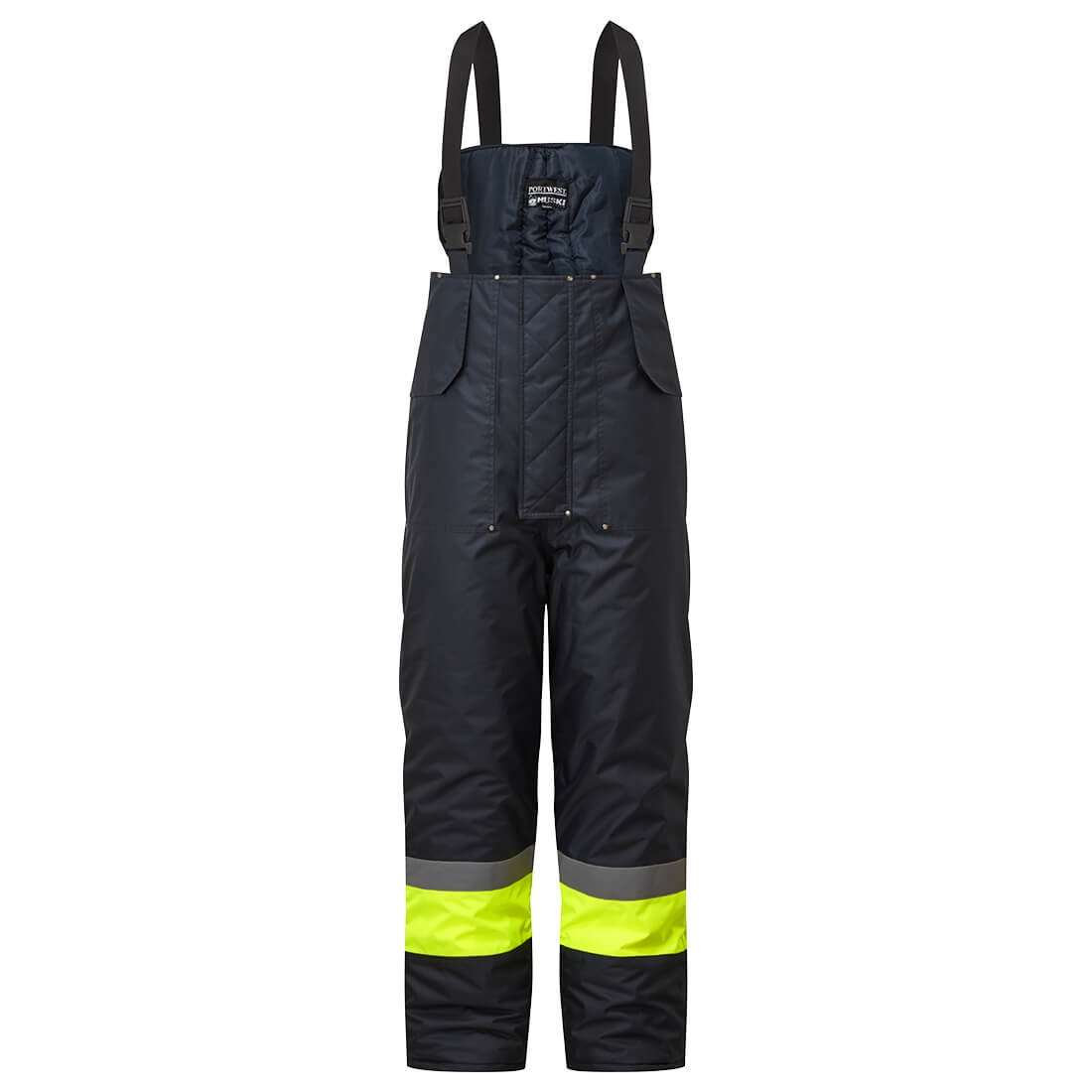 Hi-Vis Freezer Bib and Brace - view 3