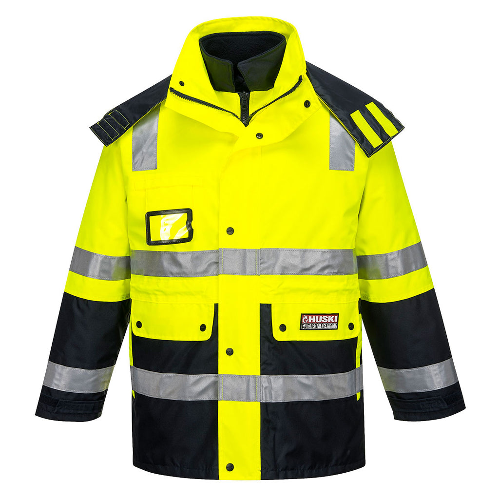 Huski Venture Hi-Vis 4-in-1 Contrast Jacket - view 3