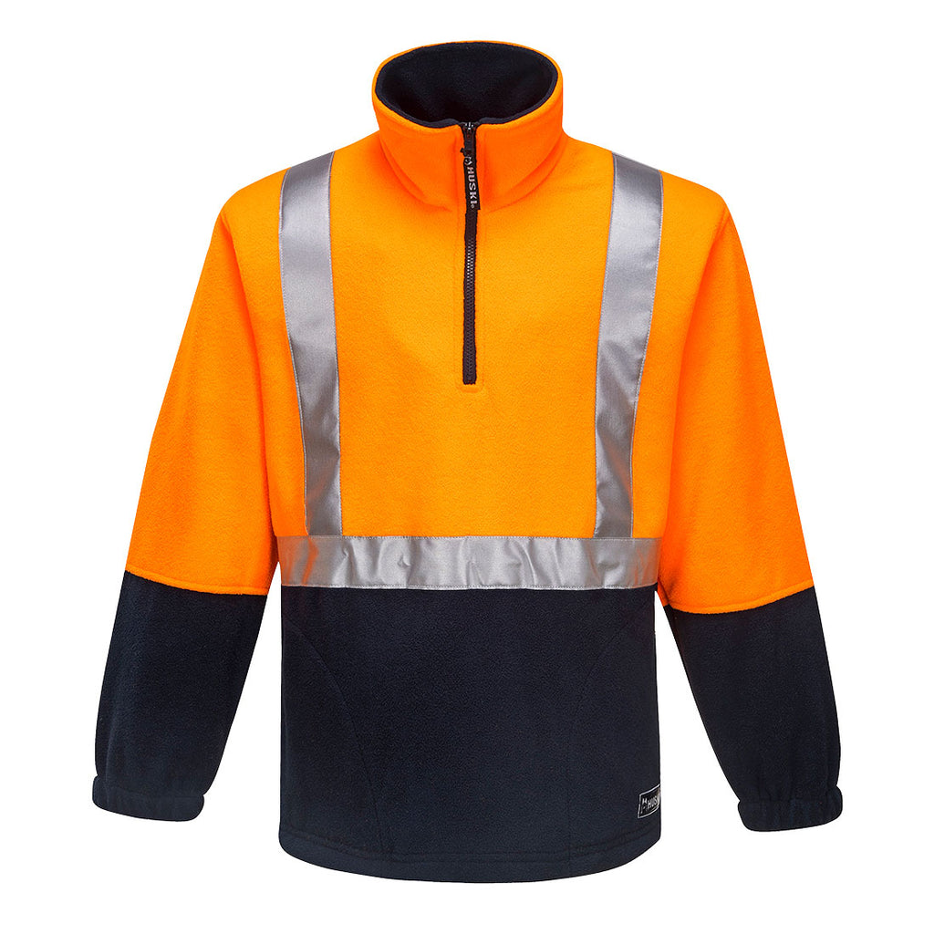 Hi-Vis Contrast Quarter Zip Fleece - view 1