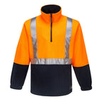 Hi-Vis Contrast Quarter Zip Fleece - view 1