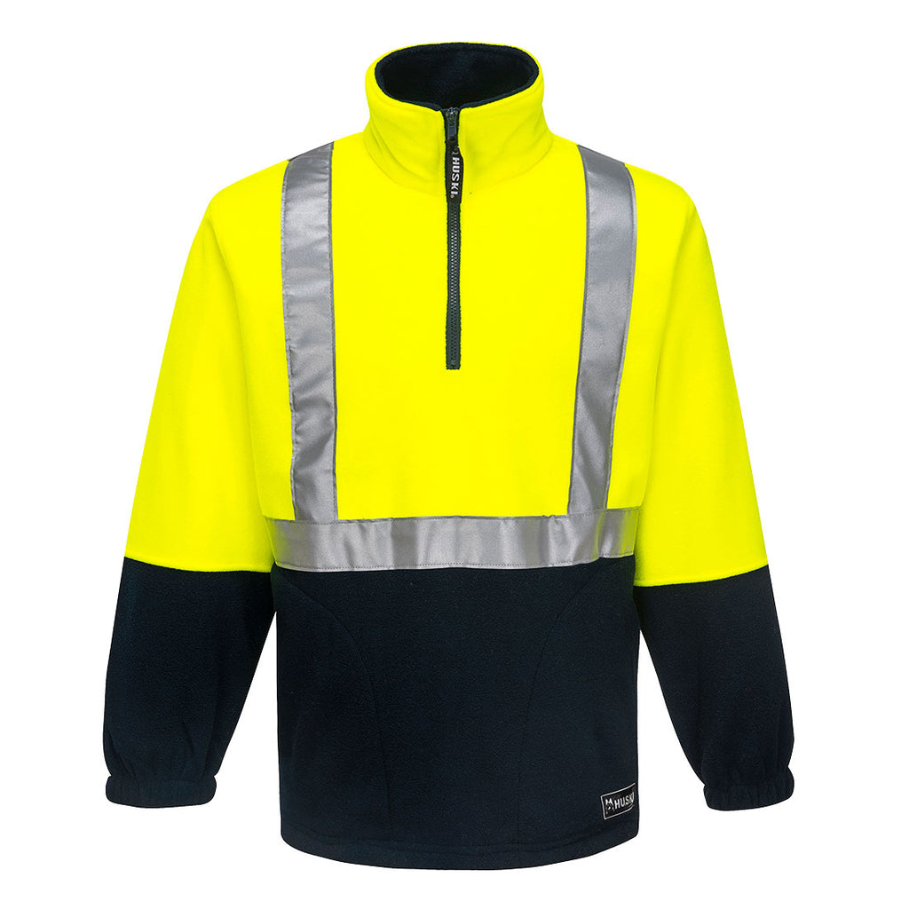 Hi-Vis Contrast Quarter Zip Fleece - view 3