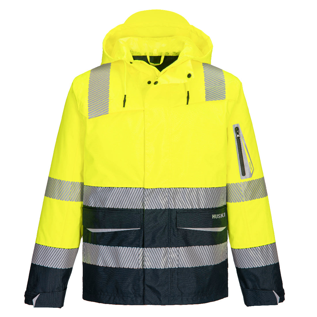 Hi-Vis Contrast Rain Jacket - view 1