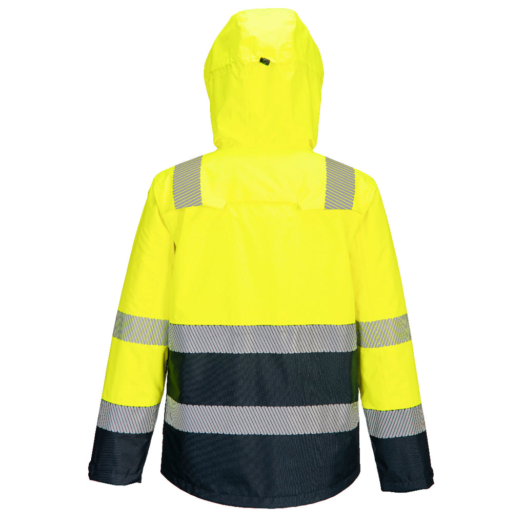 Hi-Vis Contrast Rain Jacket - view 2