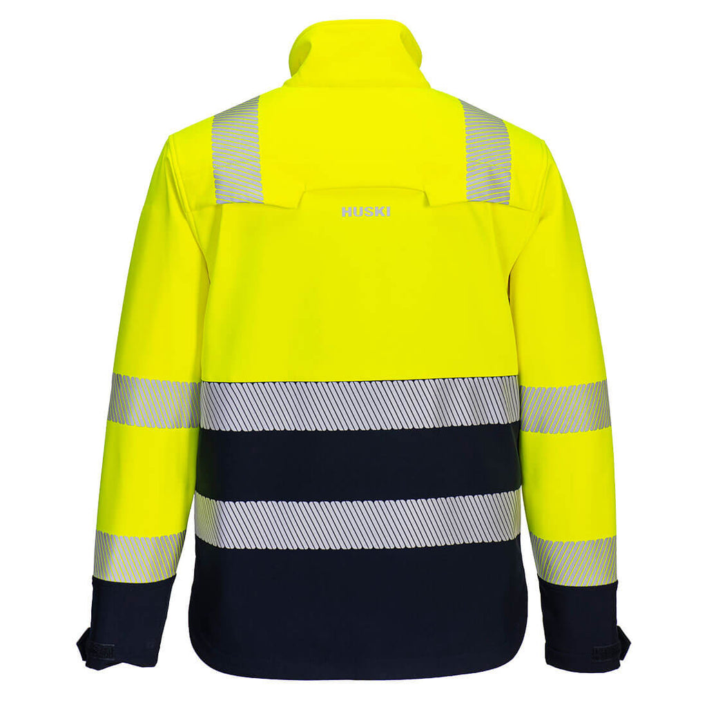 Hi-Vis Contrast Softshell Jacket - view 2