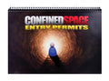 A4 Confined Space Entry Permits Logbook | Site Safety | Uniform Safety Signs