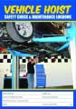A5 Vehicle Hoist Logbook | Workshop Maintenance | Uniform Safety Signs