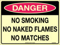 Self Adhesive No Smoking Sign | Mining & Construction | Uniform Safety Signs