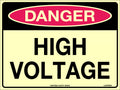 Luminous Danger High Voltage Sign | Electrical Zones | Uniform Safety Signs