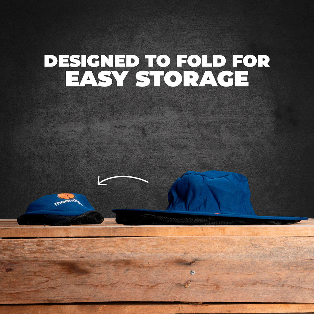 Moondyne Head Net - Pop Up Hat - Navy Blue