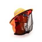 Moondyne Deluxe Pups - Pop Up Protection System - Hat / Net / Flap - Orange