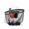 Moondyne Hard Hat Pups - Pop Up Protection System - Brim / Net / Flap - White
