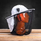 Moondyne Hard Hat Pups - Pop Up Protection System - Brim / Net / Flap - White